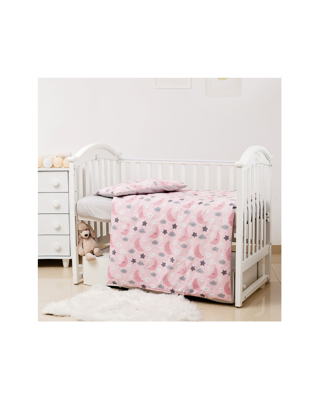 Постелька Сменная постель Premium Glamour Limited, 3 элемента, розового цвета, ТМ Twins