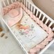 Постелька Комплект постельного белья, дизайн "Лисичка", персикового цвета, ТМ Baby Chic Фото №2