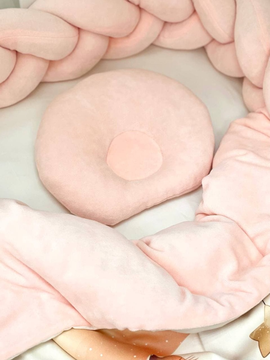 Постелька Комплект постельного белья, дизайн "Лисичка", персикового цвета, ТМ Baby Chic