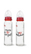 Пляшечки Пляшка Преміум з супер міцного скла 240 мл. з соскою форма Дентал, серія Мама / Папа, bibi Фото №1