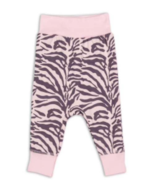Ползунки Ползунки для девочек зебра, розовый, ТМ Фламинго