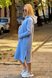 Плаття на кожен день Cукня на флісі для вагітних і годуючих мам, блакитна, Dianora Фото №2