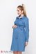 Платья на каждый день Платье-рубашка для беременных и кормящих из тонкого джинса VERO, джинсово-голубой, Юла мама Фото №4