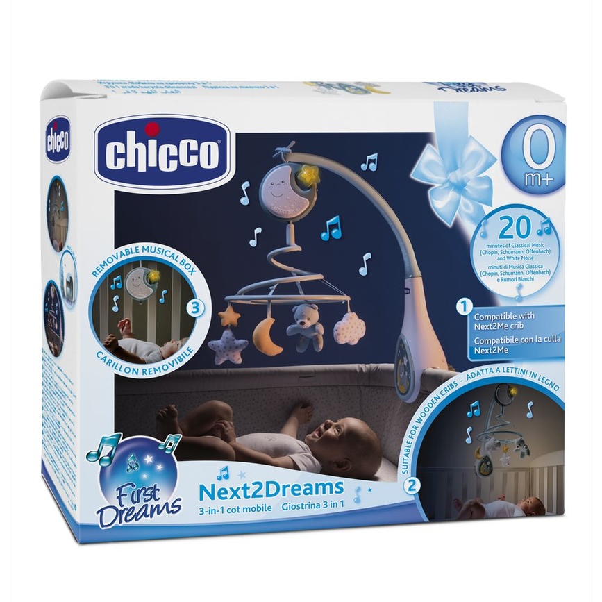Іграшки на ліжечко, коляску, автокрісло Іграшка на ліжко Chicco "Next2Dreams"