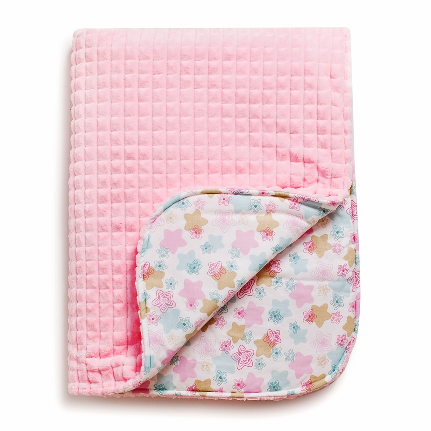 Одеяла и пледы Плед детский Trip 1408-TT-08, 104x80см, розовый, Twins