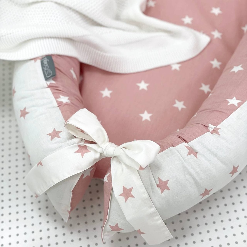 Кокони для новонароджених Кокон Baby Design Зірки на пудрі, Маленька Соня
