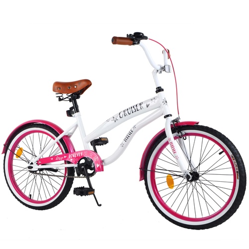 Велосипед CRUISER 20' T-22036 white+crimson /1/