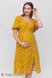 Платья на каждый день Платье для беременных и кормящих мам VANESSA темно-желтый, Юла мама Фото №2