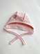 Чепчики, шапочки для новонародженних Чепчик з манжетом, інтерлок, рожевий, Little Angel Фото №1