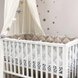 Постелька Комплект постельного белья в кроватку Baby Mix Серо-бежевые сердца, 6 элементов, Маленькая Соня Фото №5