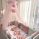 Постільна білизна Комплект Ведмедики Гаммі рожевий + бортик коса, 6 елементів, Маленька Соня Фото №2