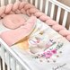 Постелька Комплект постельного белья, дизайн "Зайка", пудрового цвета, ТМ Baby Chic Фото №4