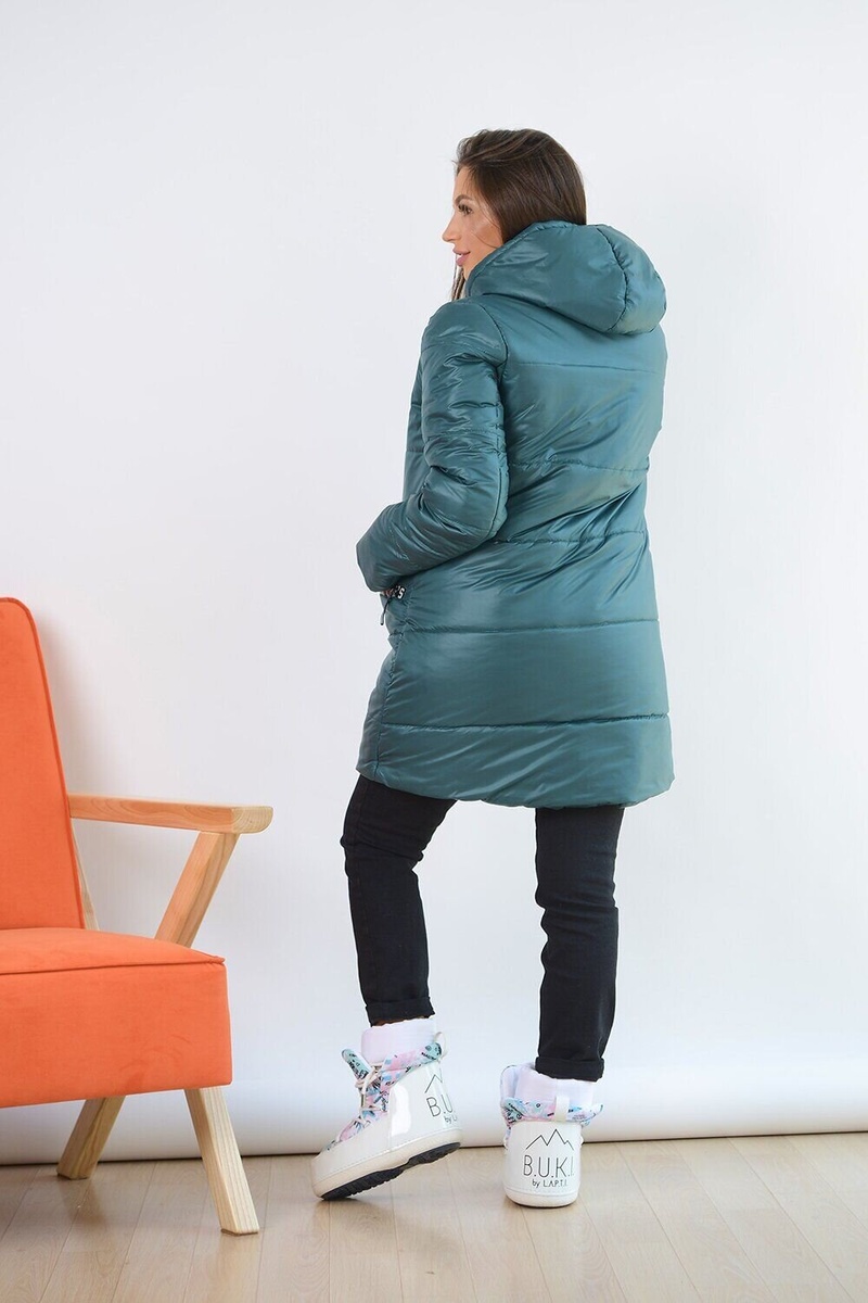 Куртка для вагітних зимова, To be, Зеленый, 42