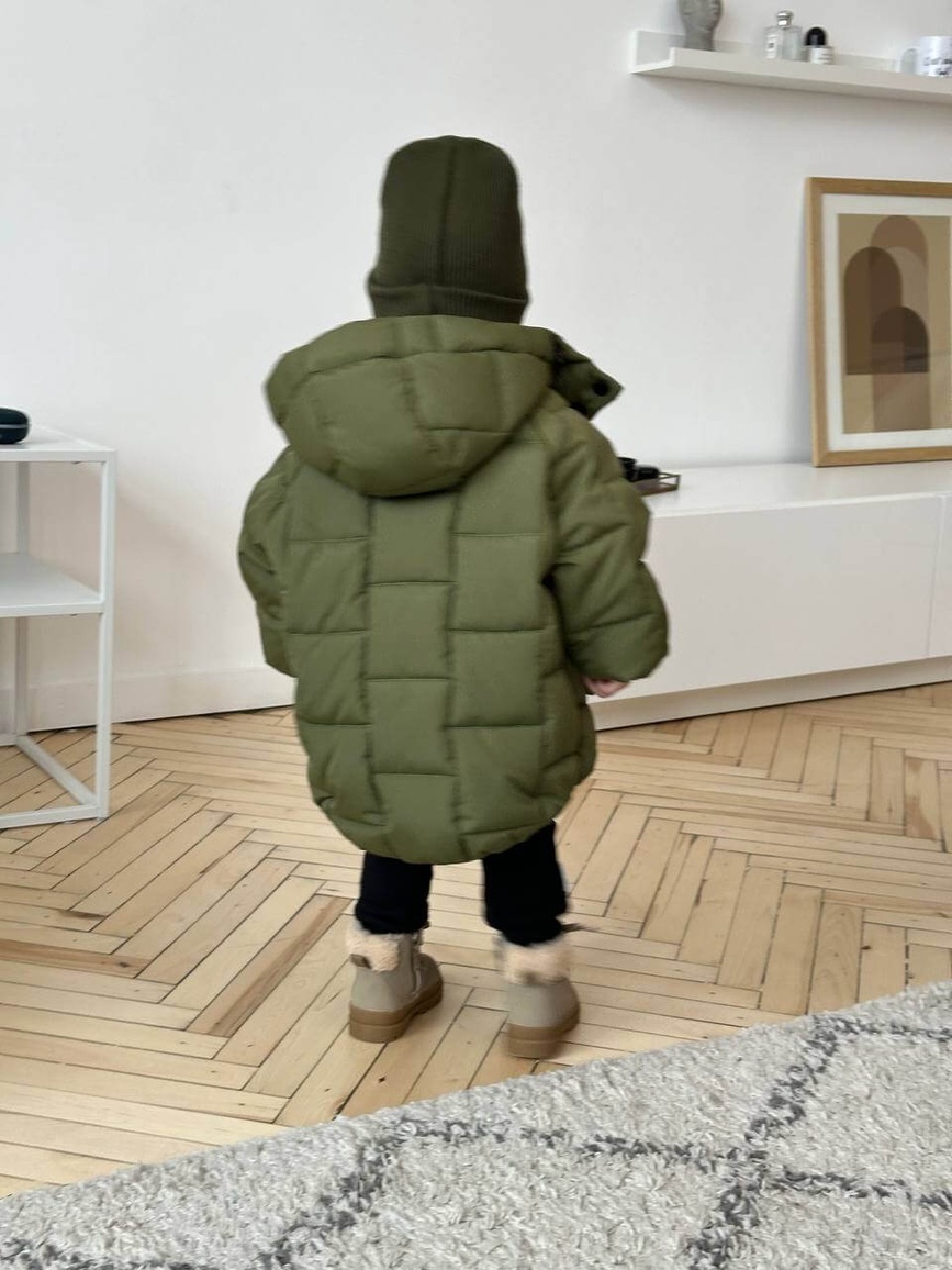 Куртки і пальта Зимова куртка-пуховик Brick, хакі, MagBaby