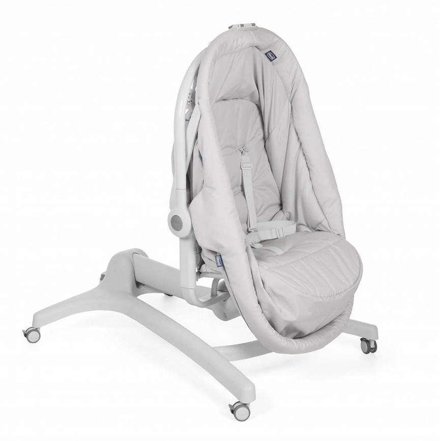 Ліжечка Кроватка-стульчик Baby Hug 4 в 1 Limited Edition, серый, Chicco