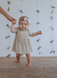 Боді з коротким рукавом Боді-сукня на короткий рукав, бежевий, Little Angel Фото №1