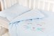 Постелька Сменная постель EVO Miu, 3 элемента, голубого цвета, ТМ Twins Фото №2