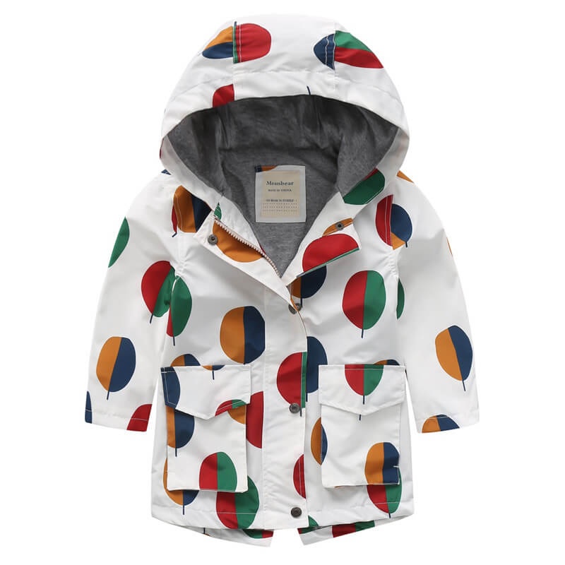 Куртки і пальта Куртка дитяча демісезонна Colored circles Геометрія, Meanbear