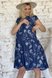 Платья на каждый день Платье миди для беременных и кормящих мам, синий, ТМ Dianora Фото №2