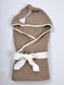 Летние конверты Конверт-плед для новорожденных вязаный с кисточкой, летний, коричневый, MagBaby Фото №2