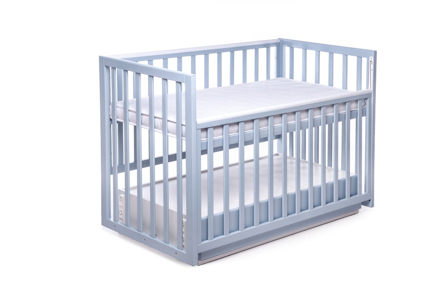 Ліжечка Дитяче ліжко CHARIVNE з маятником і ящиком синє, Дитячий сон