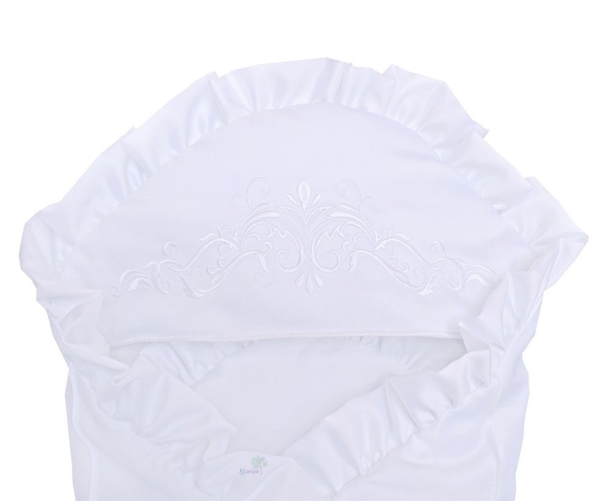 Конверт-одеяло для новорожденных, белый, Flavien