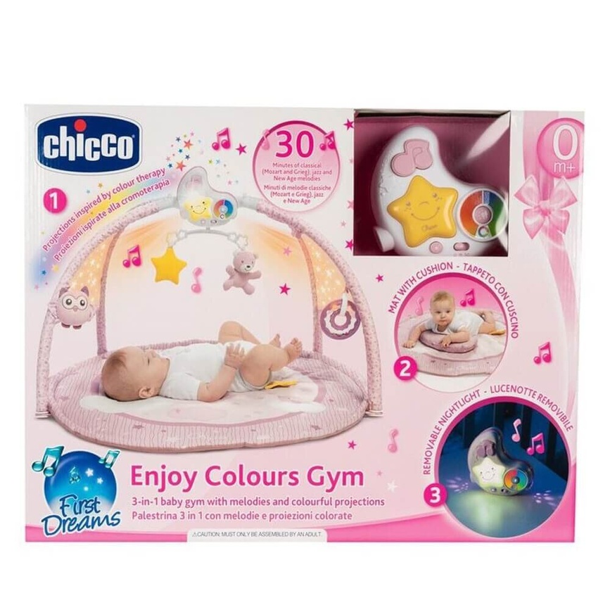 Развивающие коврики Развивающий коврик Enjoy Colours Gym для девочки, Chicco