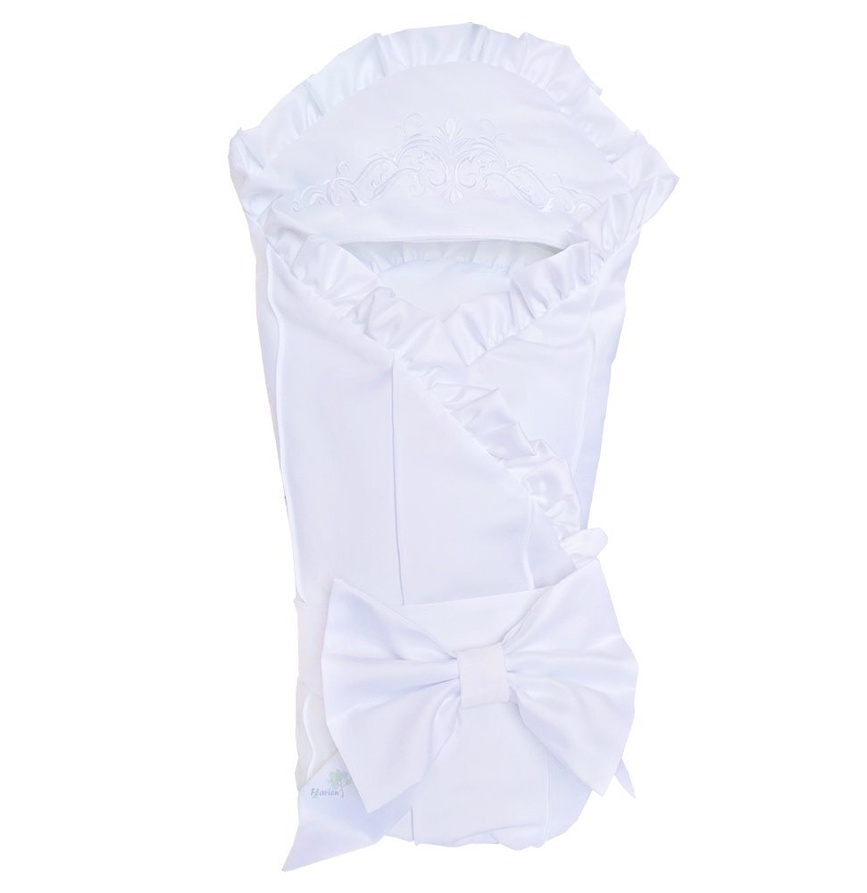 Конверт-одеяло для новорожденных, белый, Flavien