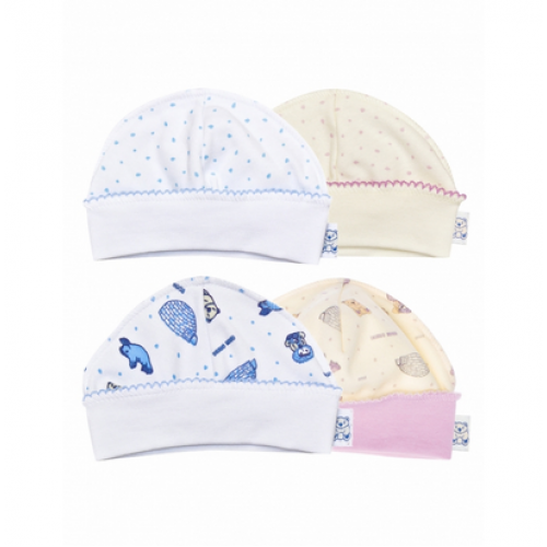 Чепчики, шапочки для новонародженних Шапочка з начесом, Smil