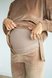 Лосины, Леггинсы Плюшевый костюм для беременных и кормящих мам 4473154-4, бежевый, To be Фото №5