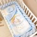 Постільна білизна Комплект постільної білизни, дизайн "Слоненя", блакитного кольору, ТМ Baby Chic Фото №4