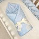Постелька Комплект постельного белья, дизайн "Слоненок", голубого цвета, ТМ Baby Chic Фото №3
