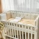 Постелька Комплект постельного белья для новорождённого Гусики, бежевый, Маленькая Соня Фото №1