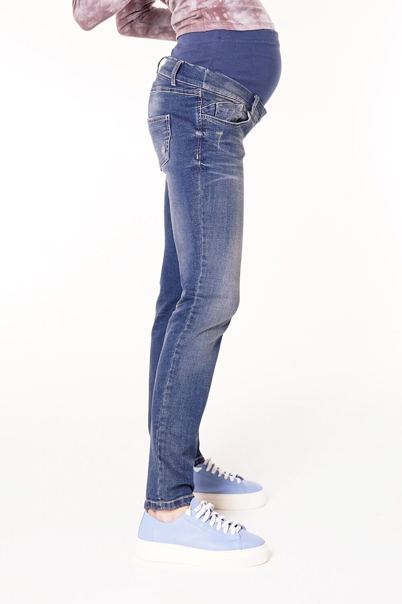 Джинси Джинсові штани для вагітних, синій варка 2 3030732-6, To be